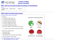Desktop Screenshot of customcutbrd.sanjamar.com